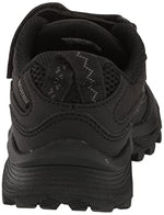 Merrell Moab Speed Low Alternative Closure Waterproof Sneaker, Triple Black, 1.5 US Unisex Big Kid