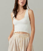 Free People Here for You Cami Ivory L-XL (US Women's 14-16)