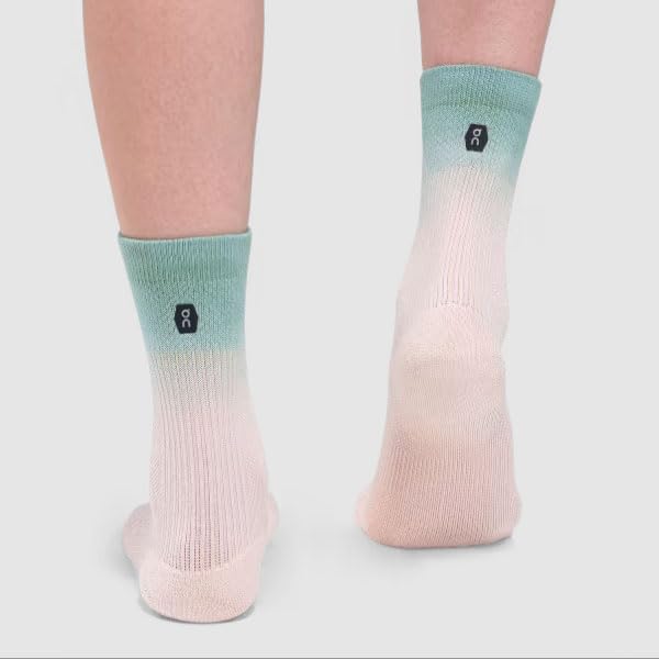 On Women's All-Day Socks, Doe/Moss, Pink, S