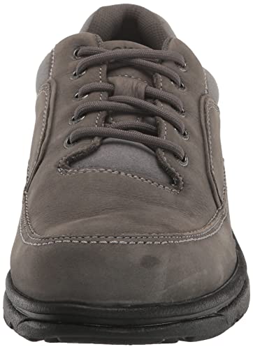 Rockport Men's Eureka Walking Shoe, Steel Grey Nubuck, 11.5