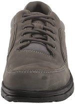 Rockport Men's Eureka Walking Shoe, Steel Grey Nubuck, 11.5