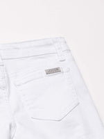 Joe's Jeans Girl's The Markie Shorts (Little Kids/Big Kids) White Maze 10 Big Kid