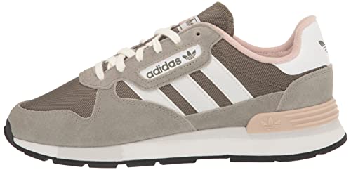 adidas Originals Men's Treziod 2 Sneaker, Olive Strata/White/Silver Pebble, 10.5