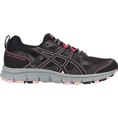 ASICS 1012A170 Women's Gel-Scram 4 (D) Running Shoe, Black/Dark Grey - 9 D US