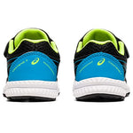 ASICS Baby Boy's Contend 7 TS (Toddler) Black/Digital Aqua 9 Toddler M
