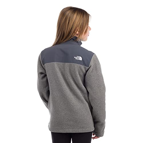 THE NORTH FACE 200W Tundra Full Zip Kids Fleece TNF Medium Grey Heather Sz XL