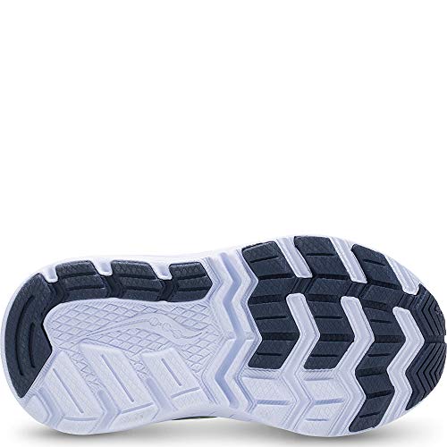 Saucony boys Ride 10 Jr Sneaker, Blue/Navy, 4 Wide Toddler US