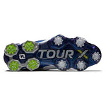 FootJoy Men's Tour X Previous Season Style Golf Shoes, White/Navy/Lime, 7.5 Wide