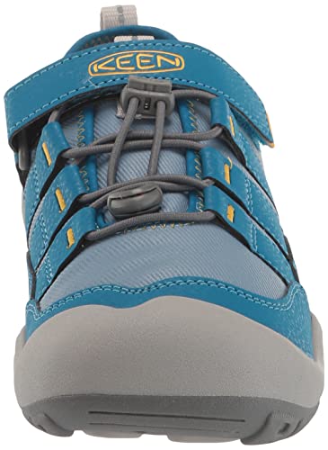 KEEN Knotch Hollow Comfortable Sneaker, Blue Shadow/Mykonos Blue, 10 US Unisex Little Kid