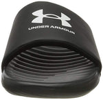 Under Armour Men's Ansa Fix Slide Sandal, Black (004)/Black, 12