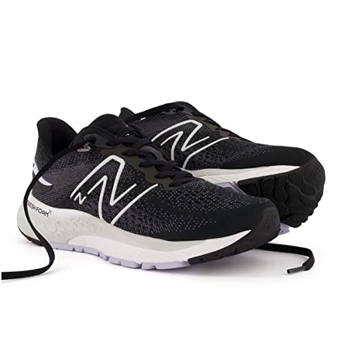 New Balance Women's Fresh Foam X 880 V12 Running Shoe, Black/Violet Haze, 10.5 X-Wide