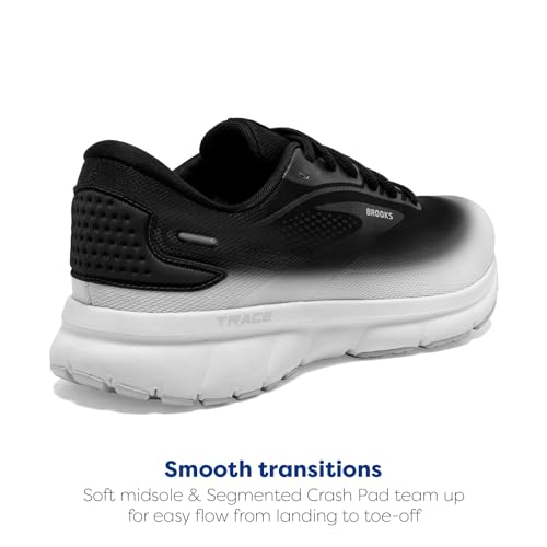 Brooks Women’s Trace 2 Neutral Running Shoe - Black/Lilac/White - 11 Medium