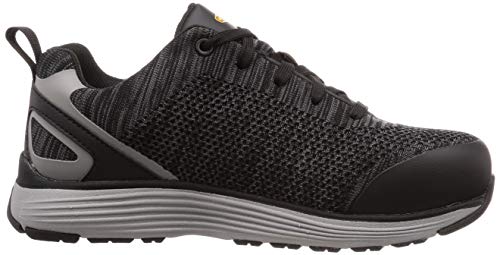 KEEN Utility Men's Sparta Low Alloy Toe ESD Work Shoe, Black/Grey Flannel, 11.5 Medium US