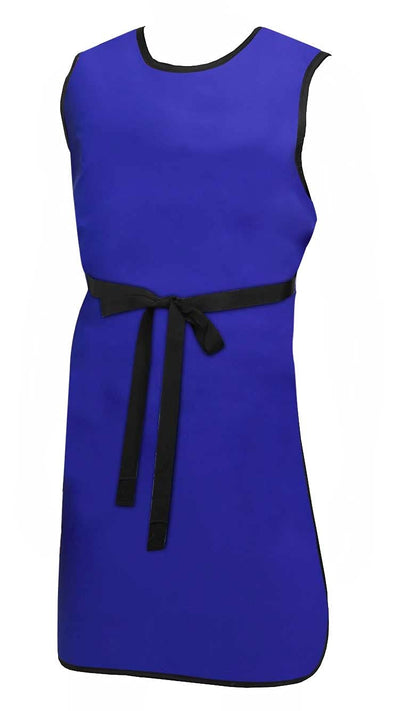 ATTENUTECH Economy Apron Frontal, Tie-Front, .50mm Pb LE, Lightweight, Royal Blue (X-Large)