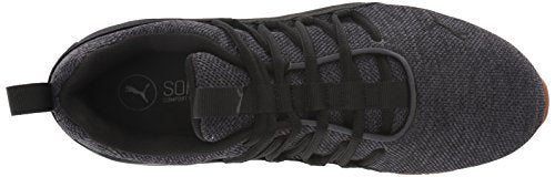 PUMA mens Axelion Cross trainer, Asphalt Black, 8.5 US