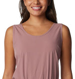 Columbia Women's Anytime Tank Jumpsuit, Fig, Medium