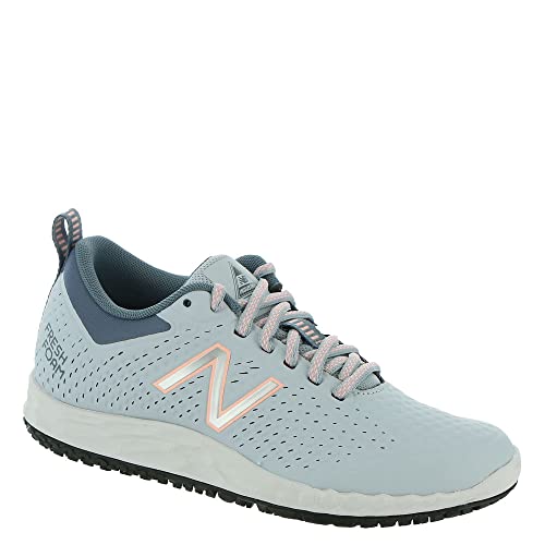 New Balance womens 806 V1 Industrial Shoe, Light Cyclone/Ocean Grey/Arctic Fox, 9 US