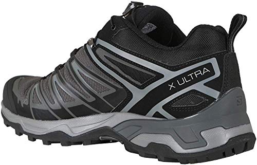 Salomon Men's X Ultra 3 GTX Hiking Shoes, Black/Magnet/Quiet Shade, 8