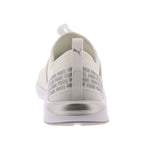 PUMA Prowl Slip-On Shine Micro Women's Sneaker 11 B(M) US White-Silver