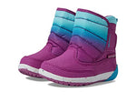 Merrell Bare Steps Puffer Snow Boot, Berry/Turq, 9 US Unisex Little Kid