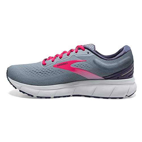 Brooks Women's Trace Neutral Running Shoe - Grey/Nightshadow/Raspberry - 9.5