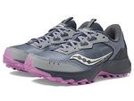 Saucony Women's Aura Tr Sneaker, Fossil/Grape, 6.5
