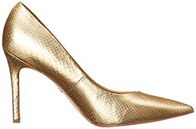 Sam Edelman Hazel - Sandals for Women - Synthetic Insole - Leather Outsole - Low-cut Vamp - High Stiletto Heel Gold 7 W