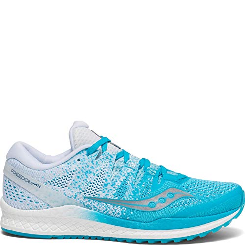 Saucony Women's Freedom Iso 2 Running Shoes, Blue/White, 6