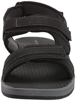 Rockport Men's Lucky Bay Sport 3 Strap Sandal, Black NBK, 10