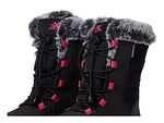 ZeroXposur Girl's Snow Princess WP Boot (Little Kid/Big Kid) Black 1 Little Kid M