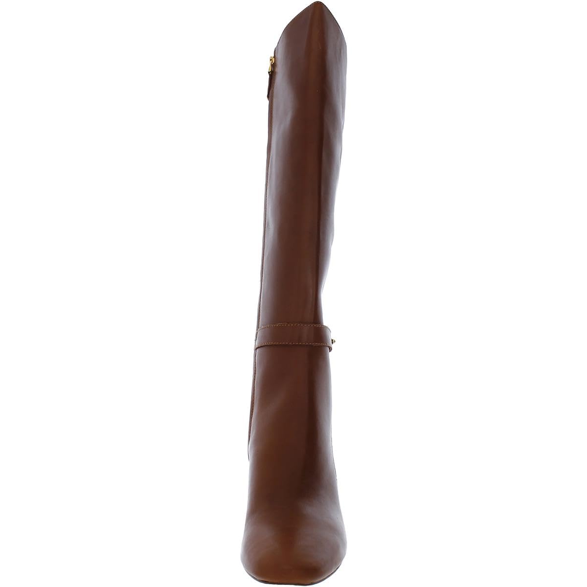 Lauren Ralph Lauren Makenna Tall Boot Deep Saddle Tan 7.5 B (M)