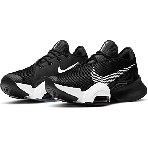 Nike Women's Air Zoom Superrep 2 Gymnastics Shoe, Black/White-black-dk Smoke Grey, 6