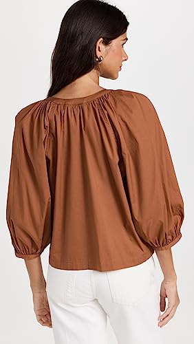 STAUD Women's New Dill Top, Tan, S