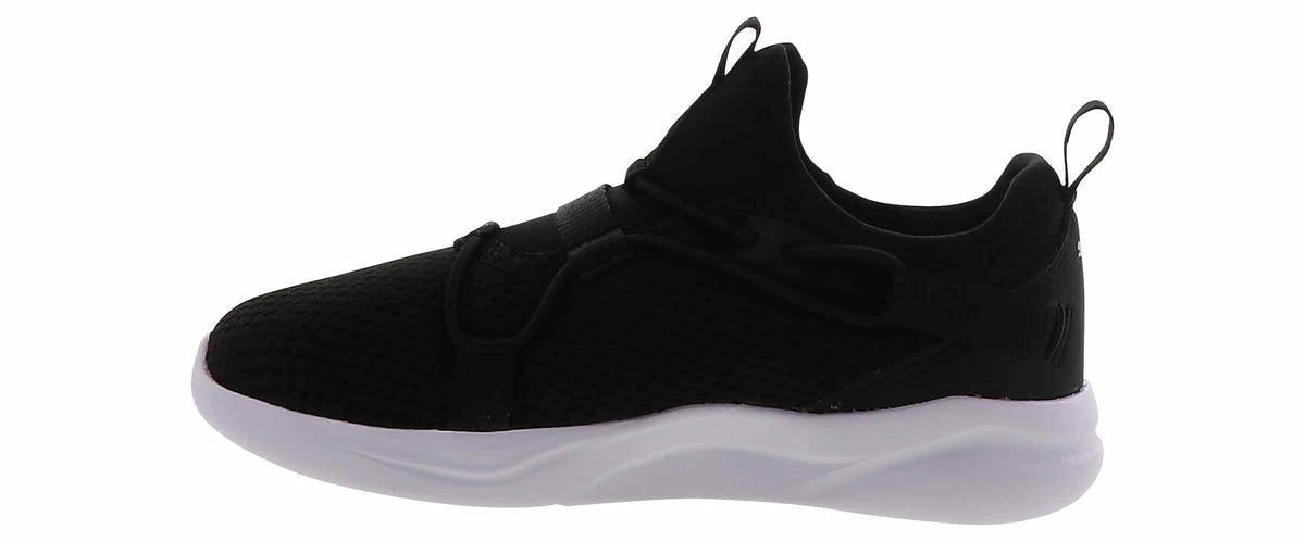 PUMA Softride Rift Slip-On Prismatic (Toddler) Black Silver 6 Toddler M