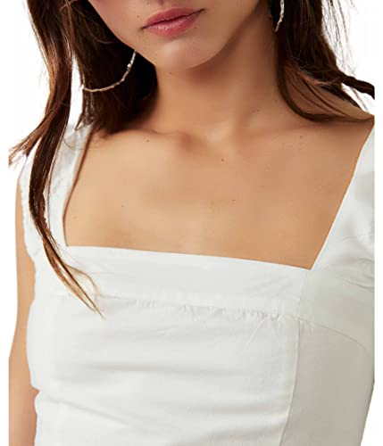 Free People Ashley Tank Optic White LG (Women's 12)