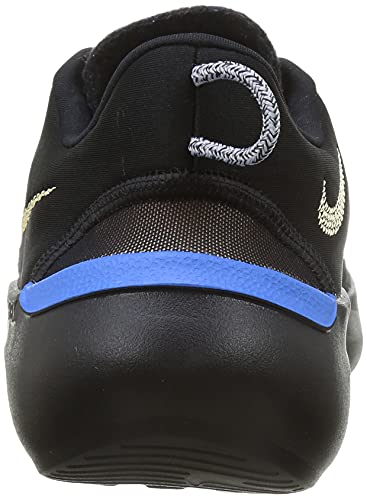 Nike Men's Flex 2021 Running Shoe (9.5, Black/Light Photo Blue/Melon Tint, Numeric_9_Point_5)