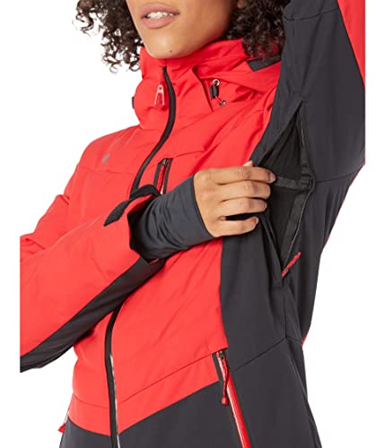 Obermeyer Cosima Down Jacket For Women - Removable Hooded Construction With Front Zipper Closure, Chic and Warm Jacket Brakelight 2 One Size