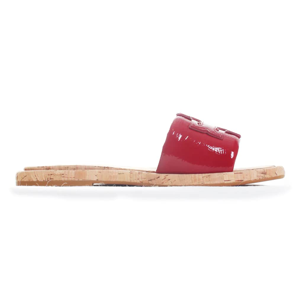 Tory Burch Double T Sport Slide Tory Red/Dorf Red/Tory Red 8 M