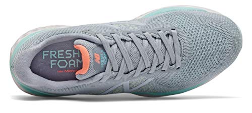 New Balance Women's Fresh Foam 880v10, Grey/Blue, 5 Wide
