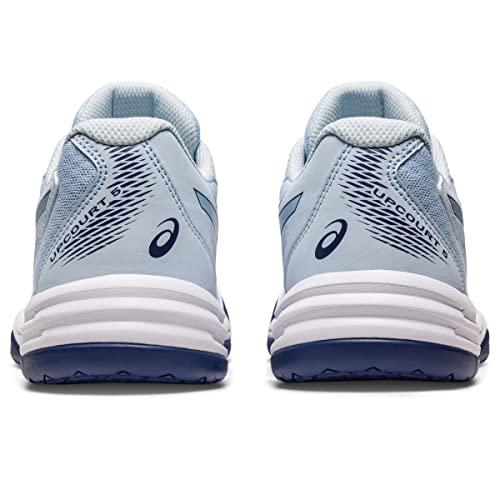 ASICS Women's Upcourt 5 Volleyball Shoes, 5, Sky/Indigo Blue