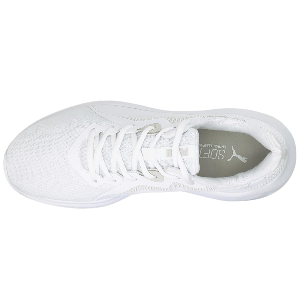 PUMA Mens Twitch Runner Shoes, Size: 9.5 M US, Color: Puma White/Gray Violet