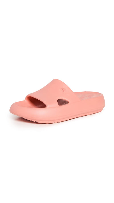 Tory Burch Women's Shower Slides, Blush Rose, Pink, 8 Medium US
