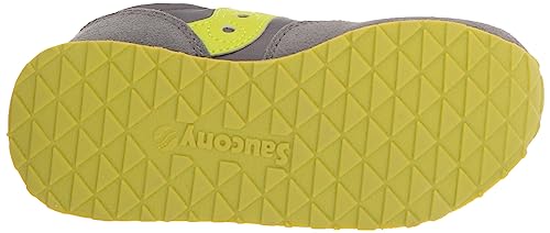 Saucony Jazz Double Hook and Loop Sneaker, Grey/Radiant, 11 US Unisex Big Kid