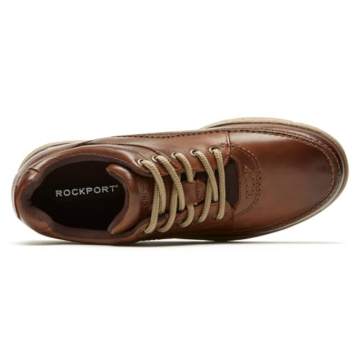 Rockport Men's World Tour Classic Walking Shoe, Brown Leather, 13 Wide