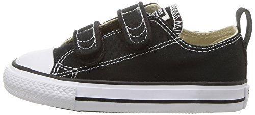 Converse Boys' Chuck Taylor All Star 2V Low Top Sneaker, Black, 9 M US Toddler