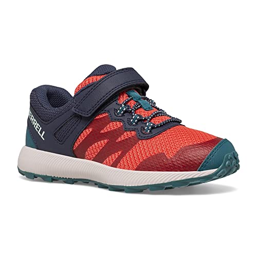 Merrell NOVA 2 Sneaker, Navy/Coral, 6 Wide US Unisex Big_Kid