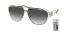 Michael Kors Vienna MK1102 10148G Light Gold/Grey Gradient 61MM Aviator Sunglasses for Women + BUNDLE With Designer iWear Eyewear Kit
