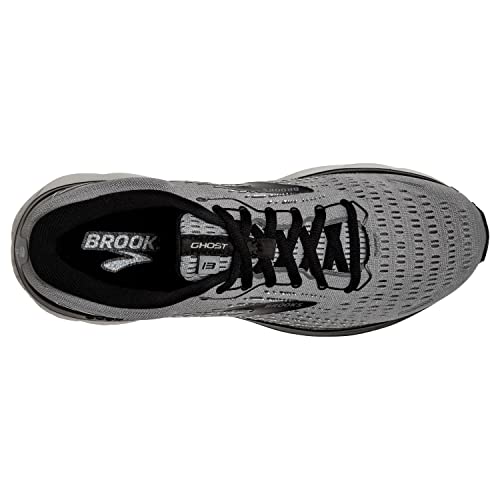 Brooks Men's Ghost 13 Running Shoe - Primer Grey/Pearl/Black - 10 Wide