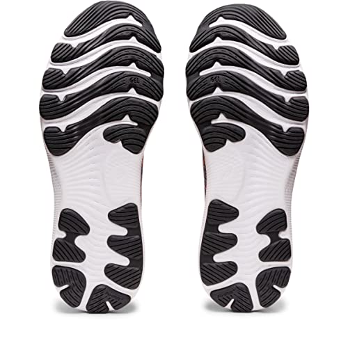 ASICS Gel-Nimbus® 24 Sheet Rock/Shocking Orange 7 EE - Wide