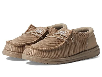 Hey Dude Boy's Wally Funk Mono Slip-On Casual Shoes (Little Kid/Big Kid) Caramel 4 Big Kid M
